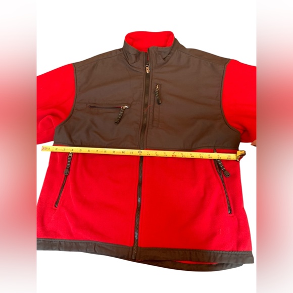 Men's Red and Gray Performance Jacket - Picture 4 of 6